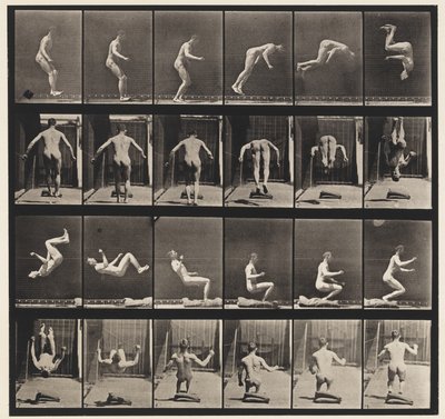 Tafel 363. Laufender Salto von Eadweard Muybridge