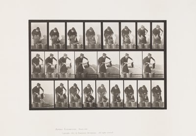 Tafel 403. Eimer Wasser ausleeren von Eadweard Muybridge