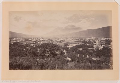 Vulkan Fuego, Antigua de Guatemala von Eadweard Muybridge