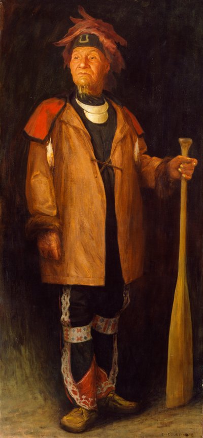 Häuptling Shoppenegons, 1910 von Eanger Irving Couse