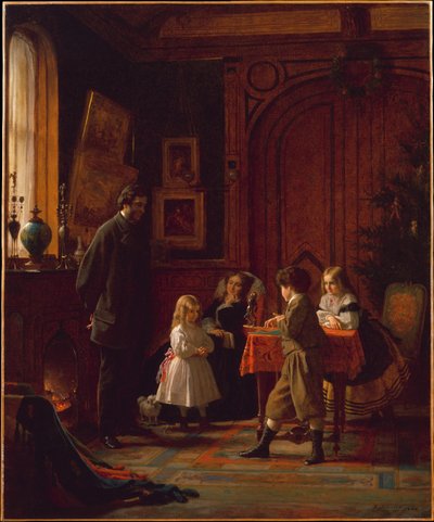 Weihnachtszeit, Die Familie Blodgett von Eastman Johnson