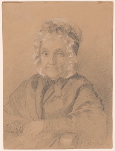Porträt von Mrs. Jeremiah Chandler von Eastman Johnson