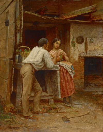 Südliche Werbung, 1859 von Eastman Johnson