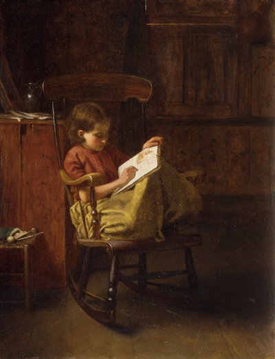 Der Boston Rocker von Eastman Johnson