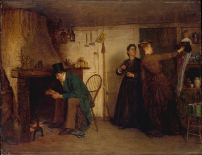 Der neue Hut von Eastman Johnson