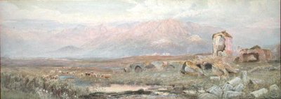 Die Campagna, nahe Rom von Ebenezer Wake Cook