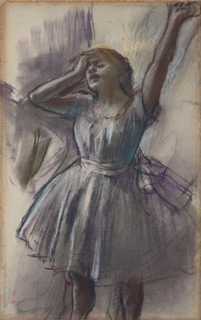 Tänzerin beim Dehnen von Edgar Degas