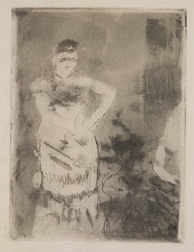 Ein Sänger von Edgar Degas