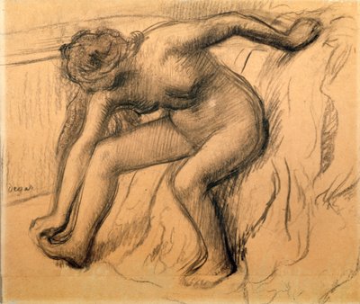 Nach dem Bad, 1892 von Edgar Degas