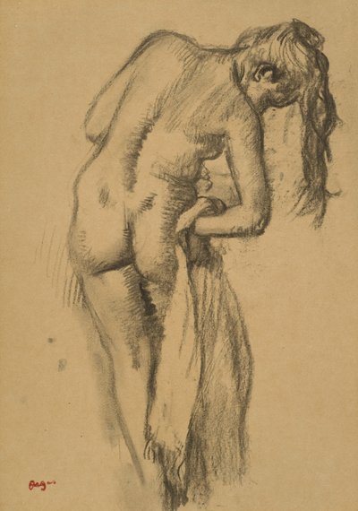 Nach dem Bad, ca. 1891-92 von Edgar Degas