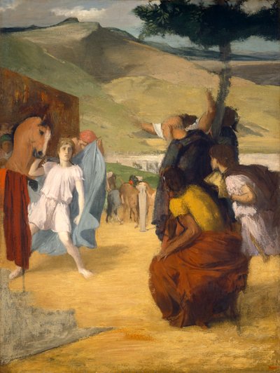 Alexander und Bucephalus, 1861-2 von Edgar Degas
