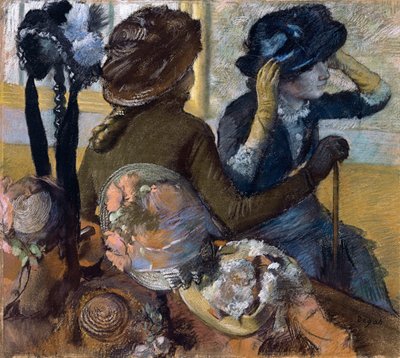 Bei den Modistinnen, 1882 von Edgar Degas