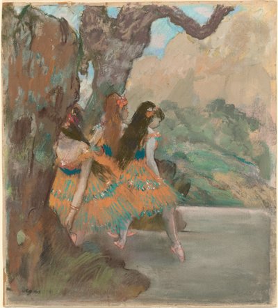 Balletttänzer, ca. 1877 von Edgar Degas