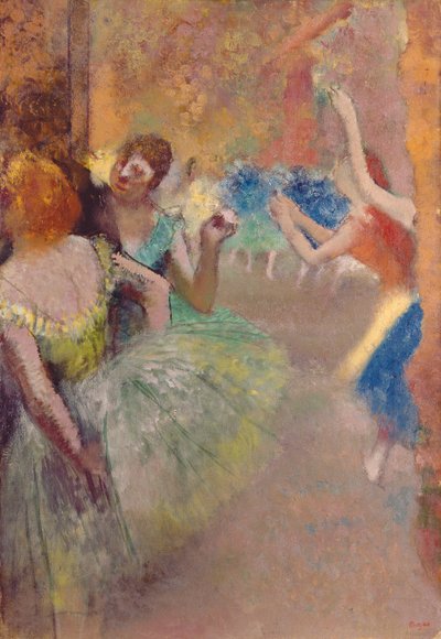 Ballettszene; Scène de ballet, ca. 1885 von Edgar Degas