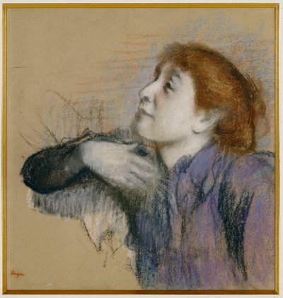 Büste einer Frau, ca. 1880-85 von Edgar Degas