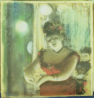 Café-Konzert-Sängerin, ca. 1878 von Edgar Degas