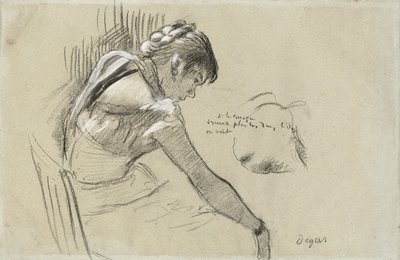 Tänzerin in Ruhe von Edgar Degas