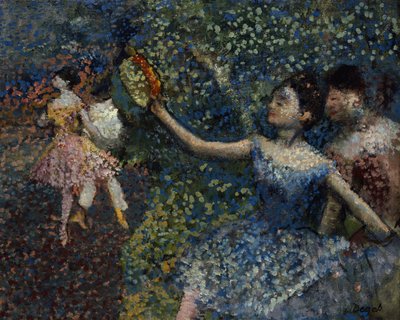 Tänzerin mit Tamburin, ca. 1897 von Edgar Degas