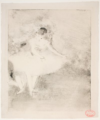 Tänzer auf der Bühne von Edgar Degas