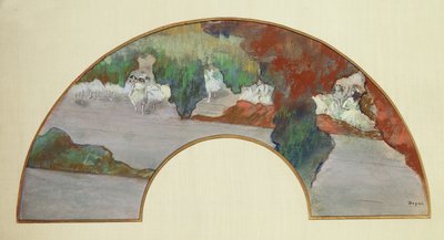 Fächer, ca. 1879 von Edgar Degas