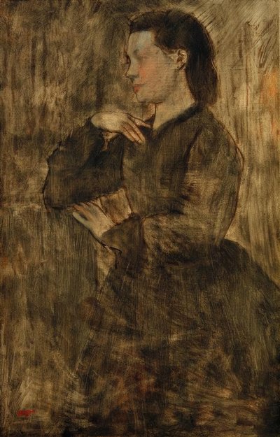 Frauenporträt von Edgar Degas