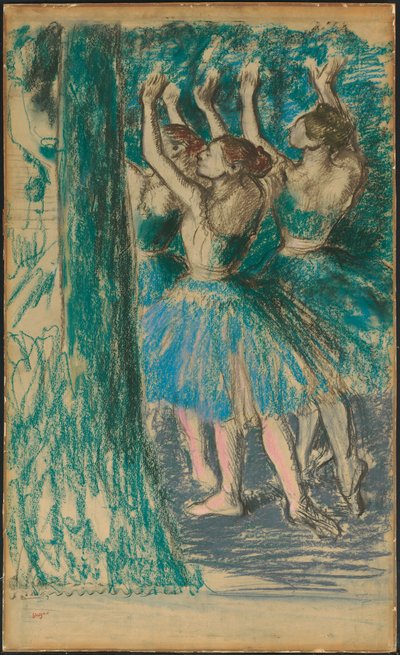 Gruppe von Tänzern, ca. 1898 von Edgar Degas
