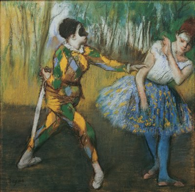 Harlekin und Colombine von Edgar Degas