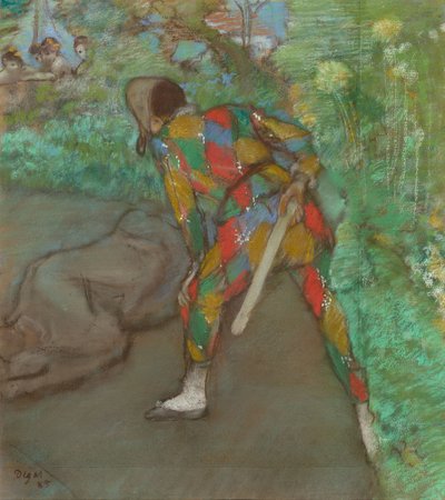 Harlekin von Edgar Degas