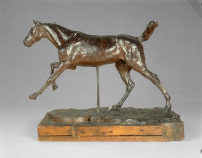 Pferd galoppiert auf dem rechten Fuß von Edgar Degas