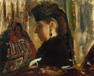 Mademoiselle Marie Dihau 1843-1935, 1867-68 von Edgar Degas