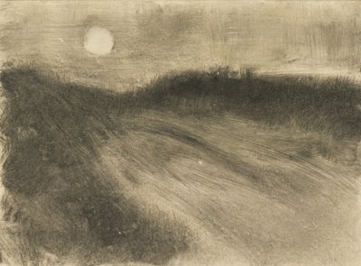 Mondaufgang, ca. 1880 von Edgar Degas
