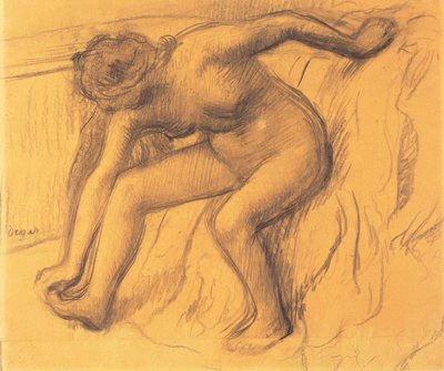 Nach dem Bad von Edgar Degas