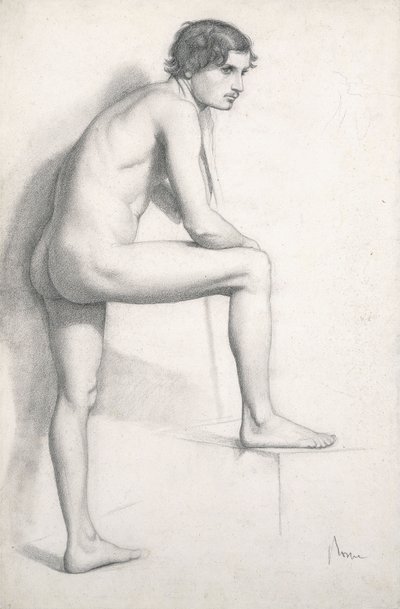 Aktstudie, ca. 1858 von Edgar Degas
