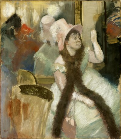 Porträt nach einem Kostümball von Edgar Degas