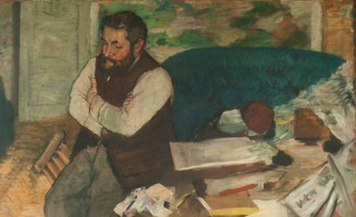 Porträt von Diego Martelli, 1879 von Edgar Degas