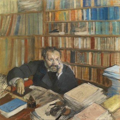 Porträt von Edmond Duranty von Edgar Degas