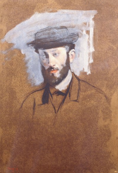 Porträt von Eugene Manet, ca. 1875 von Edgar Degas