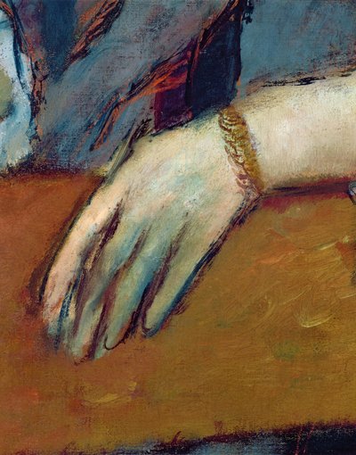 Porträt von Helene Rouart (1886) (Detail) von Edgar Degas