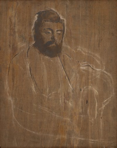 Porträt eines Mannes von Edgar Degas
