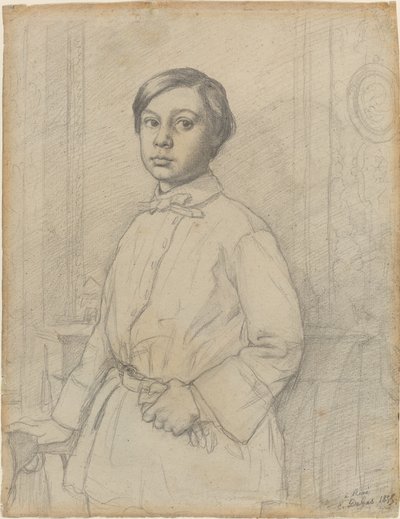 René de Gas [recto] von Edgar Degas