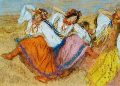 Russische Tänzerinnen von Edgar Degas