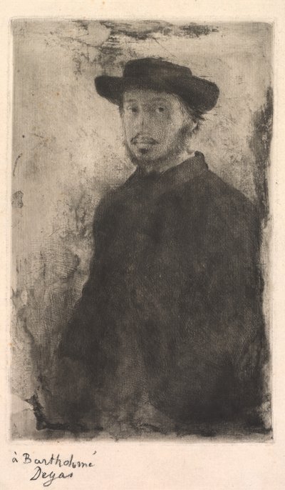 Selbstporträt von Edgar Degas