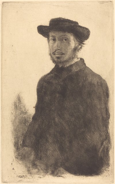Selbstporträt Edgar Degas von Edgar Degas