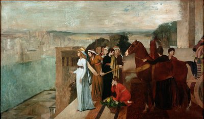 Semiramis baut Babylon von Edgar Degas
