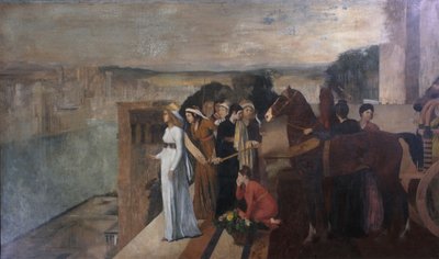 Semiramis baut Babylon, 1861 von Edgar Degas