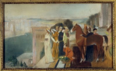 Semiramis baut Babylon von Edgar Degas