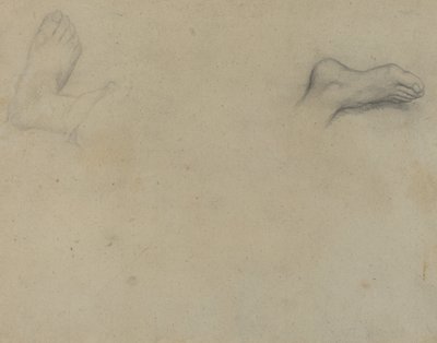 Studien von Füßen [verso] von Edgar Degas
