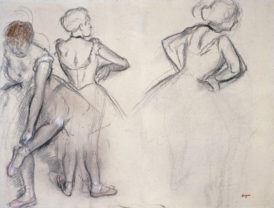 Studie von Tänzern von Edgar Degas