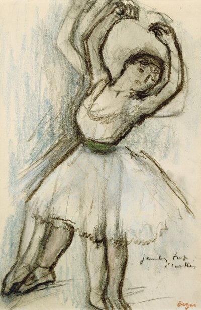 Studie einer Tänzerin von Edgar Degas