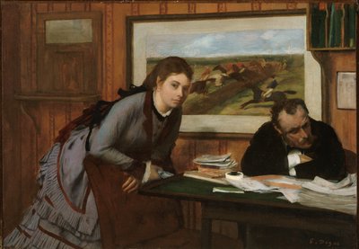 Schmollen, ca. 1870 von Edgar Degas
